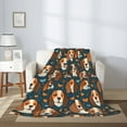 thumbnail image 2 of Sikiie Cute Puppy Cozy Flannel Fleece Throw Blanket: Lightweight & Thick for All Seasons - Perfect for Women, Men, & Kids"60"x50", 2 of 6