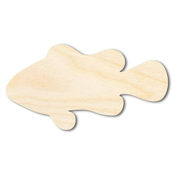 Bigger Better | Unfinished Wood Clownfish Shape | DIY Craft Cutout | 36" / 1/4"