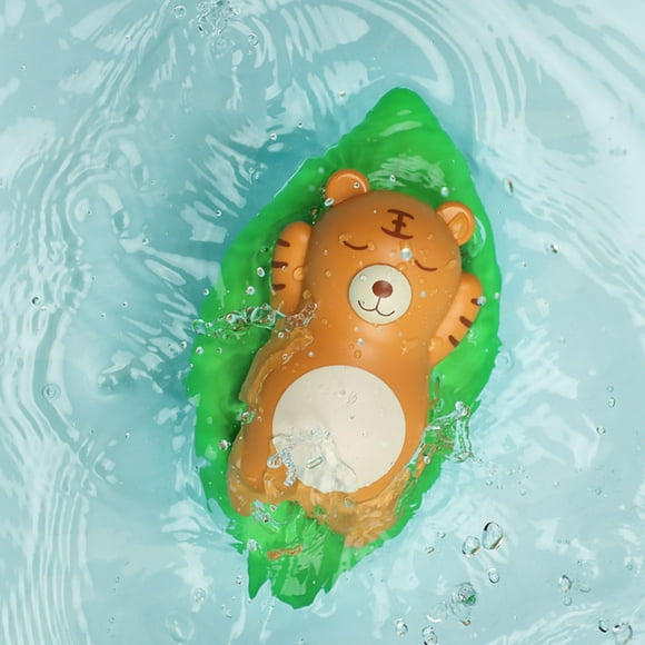Cameland Children Summer Beach Bath Water Bear Cub Toys Wind Up Water Wheel Swimming