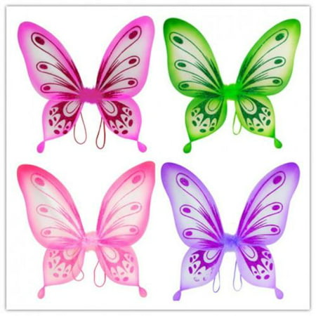 Sparkling Pixie Butterfly Fairy Wings Dress Up Costume - Green
