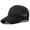 Black, variant on Unisex Cable Hollow Knit Baseball Cap with Curved Brim for Summer City Walk Grocery Run Backyard Cookout Ultra Ventilated Lightweight UV Block Casual Headwear Black