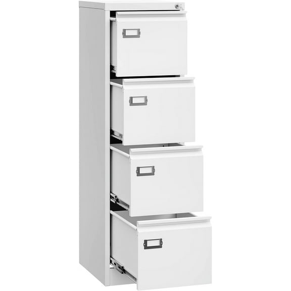Letaya Metal Office Filing Cabinets for Home Office, File Cabinet with Lock for Storage A4/F4/Letter/Legal, Assembly Required
