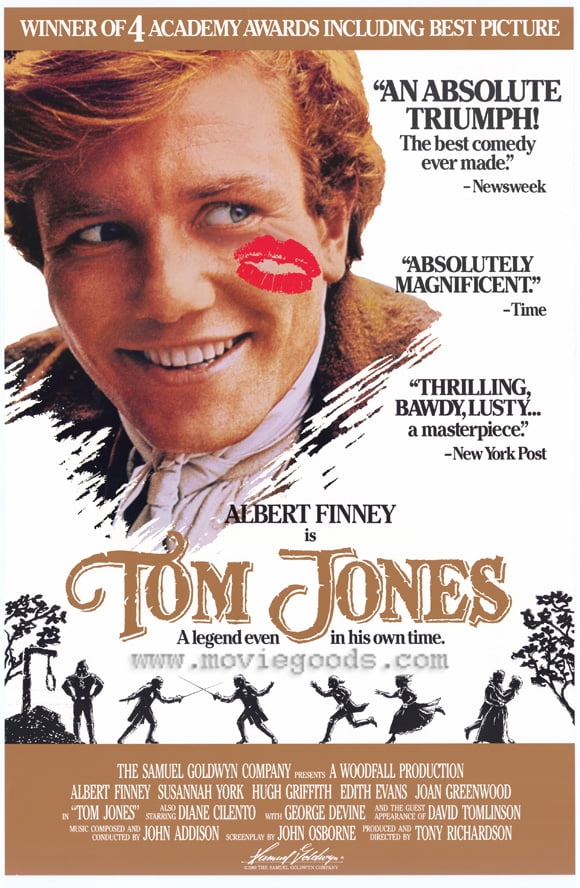 Tom Jones movie POSTER (Style A) (27" x 40") (1989)