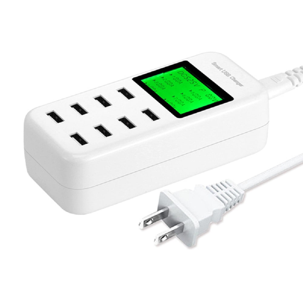 Tancola Smart 8-Ports 60W USB Hub Charging  Station 3.0 Hub Dock  sation for  iPad,Iphone,Tablet and Smartphone