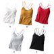thumbnail image 5 of Guardurnaity Top sin costuras para mujer de verano, tejido agradable, elástico y suave, top corto de verano para mujer, top corto para mujer. Ropa interior negro, 5 of 6