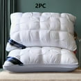 thumbnail image 1 of 2 Luxury Hotel-Quality Pillows (19x29") - High-Density Neck Support, Hypoallergenic & Machine Washable - All-Season Comfort with Soft Texture, King Size Pillow, Pillow for Side Sleepers, 1 of 6