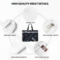 thumbnail image 5 of Kdxio Galaxy2 File Tote Document Bag Business Briefcase Bag Document Organizer Tote Briefcase for Letter A4 Files Business Teacher Office Bag, 5 of 8