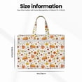 thumbnail image 3 of Kdxio Autumn File Tote Document Bag Business Briefcase Bag Document Organizer Tote Briefcase for Letter A4 Files Business Teacher Office Bag, 3 of 8