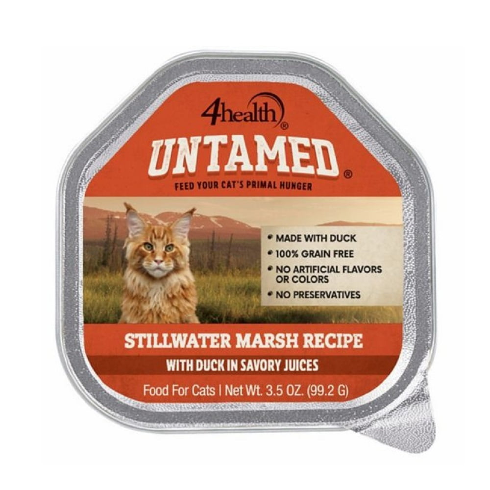 4health Untamed 300202730 Stillwater Marsh Recipe Wet Cat Food, 3.5 oz