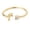 GoldF, variant on Rings Gold Rhinestone 26 Initial Open Ring for Women Jewelry Featuring Sparkling Letter Initials Open Band with,One Size,GoldS