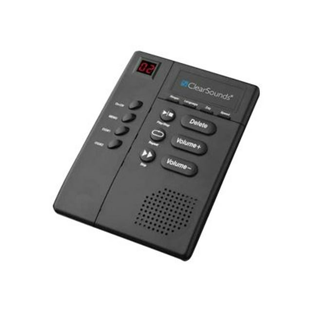 ClearSounds Communications CS-ANS3000 ClearAnswer Digital Amplified Answering Machine with Slow Speech