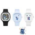 thumbnail image 4 of Reloj de silicona deportivo con dibujos animados de Disney Stitch para niños, de Lilo y Stitch, regalo de juguete, 4 of 5