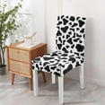 thumbnail image 2 of Chair Covers for Dining Room Set of 4, Stretch Dining Chair Cover 4 Pieces, Washable Kitchen Parsons Chair Slipcovers 4 Pack, Removable Seat Protector for Home and Party, 2 of 5