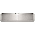 thumbnail image 3 of Stainless Steel Flat Beveled Edge 6mm Brushed and Polished Band, Available in Multiple Sizes, 3 of 9