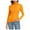 Yellow, variant on DuoJiaJ Womens Long Sleeve Shirts Neck Basic Slim Fitted Tops Lightweight Stretch Base Layer T-Shirt Purple L