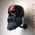 thumbnail image 2 of Soporte para Casco de Cabeza de Calavera Soporte para Casco de Barba de Motocicleta Soporte para Casco de Motocicleta Manualidades para DecoracióN de Pared, 2 of 5