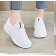 thumbnail image 3 of Womens Slip On Sneakers Tennis Walking  Shoes Breathable Athletic Gym Workout Cross Training SneakersSneakers, 3 of 11