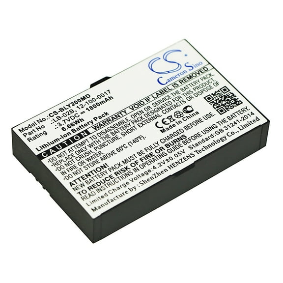 Battery for Bolate AnyYiew A2 BIOLIGHT Evita 4 M69 12-100-0017 LB-02B B-02B