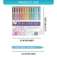 thumbnail image 3 of 12Pcs Professional Colorful Drawing Pens Waterproof Fine Point Art Marker 0.5MM Needle Tip for Sketching and Journaling, 3 of 9