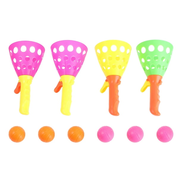 2 pares Troz Ball Set Through Chuck Ball Juguete Juego de juguetes para niños adolescentes