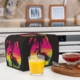 thumbnail image 6 of Picia Flamingo And Palm Trees At Sunset Print 2 Slice Toaster Cover , Toaster Protector Dustproof Kitchen Appliance Cover, Kitchen Appliance Dustproof Protector, 6 of 7