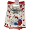 Sanrio Hello Kitty Handy Bag Gift Wrap Bags Polyethylene Vinyl 20.5×31.5cm B5 Size M Size 3 Sheets Set (Strawberry)