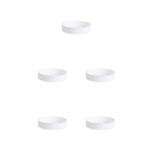 Wosthever de estante para especias antideslizante Rotación de 360 ° para una organización conveniente de la cocina Blanco de una sola capa r Type2 NO2