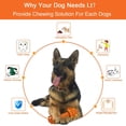 thumbnail image 3 of Juguetes Masticables Hswaye Naranja Indestructibles para Perros Median y Grandes, 3 of 7