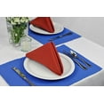 thumbnail image 4 of Set of 6 Spice Red Square Party Napkins 20", 4 of 6