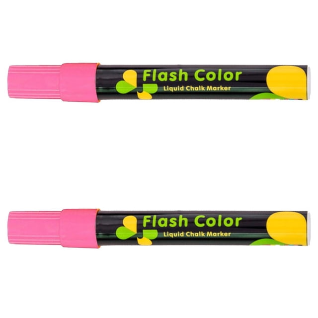 Marcador Plumon VentDepot ChalkyPink 2 Pzas Rosa Neon Punta redonda mediana