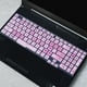 thumbnail image 1 of Funda de teclado universal impermeable de silicona fina perfecl para computadora portátil FA506IU Rosa, 1 of 8