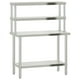 thumbnail image 1 of Mesa de cocina VidaXL de acero inoxidable 110x55x150 cm, 1 of 9