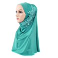 thumbnail image 3 of Double Loop Pull On Hijab Scarf Convenient Crepe Headscarf Shawl for Women, 3 of 6