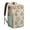 Beige-9, variant on Colorful Abstract Geometric Cooler Backpack - 20L Insulated Leakproof Lunch Bag, Plaid Stripes