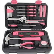 Apollo Tools 39 pieces  Pink Tool Set- in case