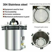 EAYSG 18L 110V Stainless Steel Steam Autoclave Sterilizer Dental Pressure Sterilization