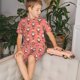 thumbnail image 4 of Fotbe Merry Christmas Santa Claus Pijama Estampada de 2 Piezas para Niños – Ropa de Dormir de Manga Corta Cómoda para Niños y Niñas, Camiseta y Shorts de Algodón-Small, 4 of 6