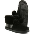 thumbnail image 5 of Toms Celeste Women's Cozy Faux Fur Slippers In Black Size 8.5, 5 of 6