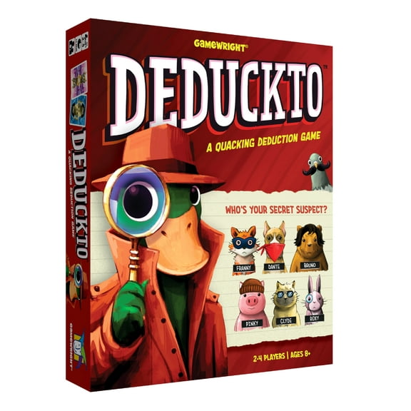 DEDUCKTO by Gamewright - A Quacking Deduction Game - Card Game for Kids Ages 8 and Up - Great for Family Game Night