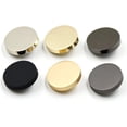 thumbnail image 2 of 5pcs Metal Shank Sewing Buttons for Craft Button for Clothing Decoration DIY Handmaking Accessories (Gun Metal, 22mm), 2 of 8