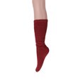 thumbnail image 3 of 2 Pairs Cotton Lightweight Slouch Socks for Women Shoe Size 5 to 10 - Hibiscus, 3 of 5