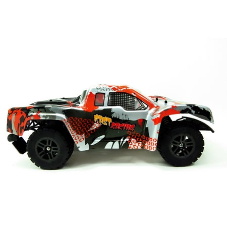PlayWorld Ready! Set! Race! 2.4G 1:12 RC Pathfinder Racing Truck Silver