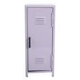 thumbnail image 2 of Mini locker, armario de escritorio, taquilla metálica multifuncional para niñas, caja miniatura violeta, 2 of 9