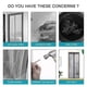 thumbnail image 3 of Magnetic Screen Door with Mesh Curtain,Doorway Mosquito Net Bug Mesh with Full Frame Fastener Tape, 3 of 5