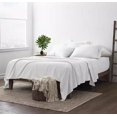 thumbnail image 3 of Pure Organic Cotton Sheets - California King Size, White Color, Bedsheet 800-Thread-Count, 15 inch Deep Pockets, 3 of 7