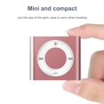 thumbnail image 5 of Mini MP3 Music Player Metal Audio Player Built-in Speaker Headphones Tf Card Portable Digital Music Player For Students black, 5 of 5