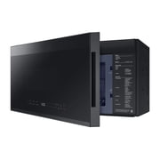 Samsung BESPOKE ME21DG6500MTAA - Microwave oven - over-range - 2.1 cu. ft - 1000 W - matte black steel with built-in exhaust system
