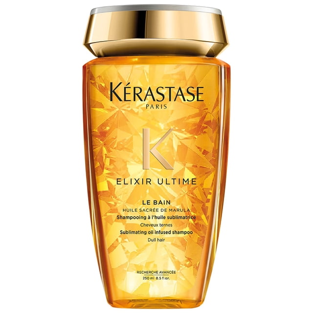 KÉRASTASE Le Bain Elixir Ultime Shampoo | Nutre profundamente desde la raíz hasta las puntas y aporta suavidad y brillo | Con Aceite de Marula, Aceite de Camelia y Aceite de Arg&