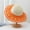Orange, variant on iHPH7 Sun Hat Bucket Hat Kids Wide Brim Sun Hat Kids Beach Hat Cute Sun Hat, Green One Size