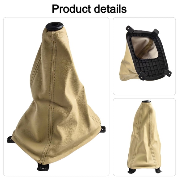 Car PU Leather Manual Gear Shift Lever Dust Cover For KIA for portage 2007-2012